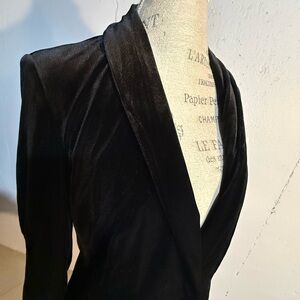 INC International Concepts Midnight Velvet Blazer